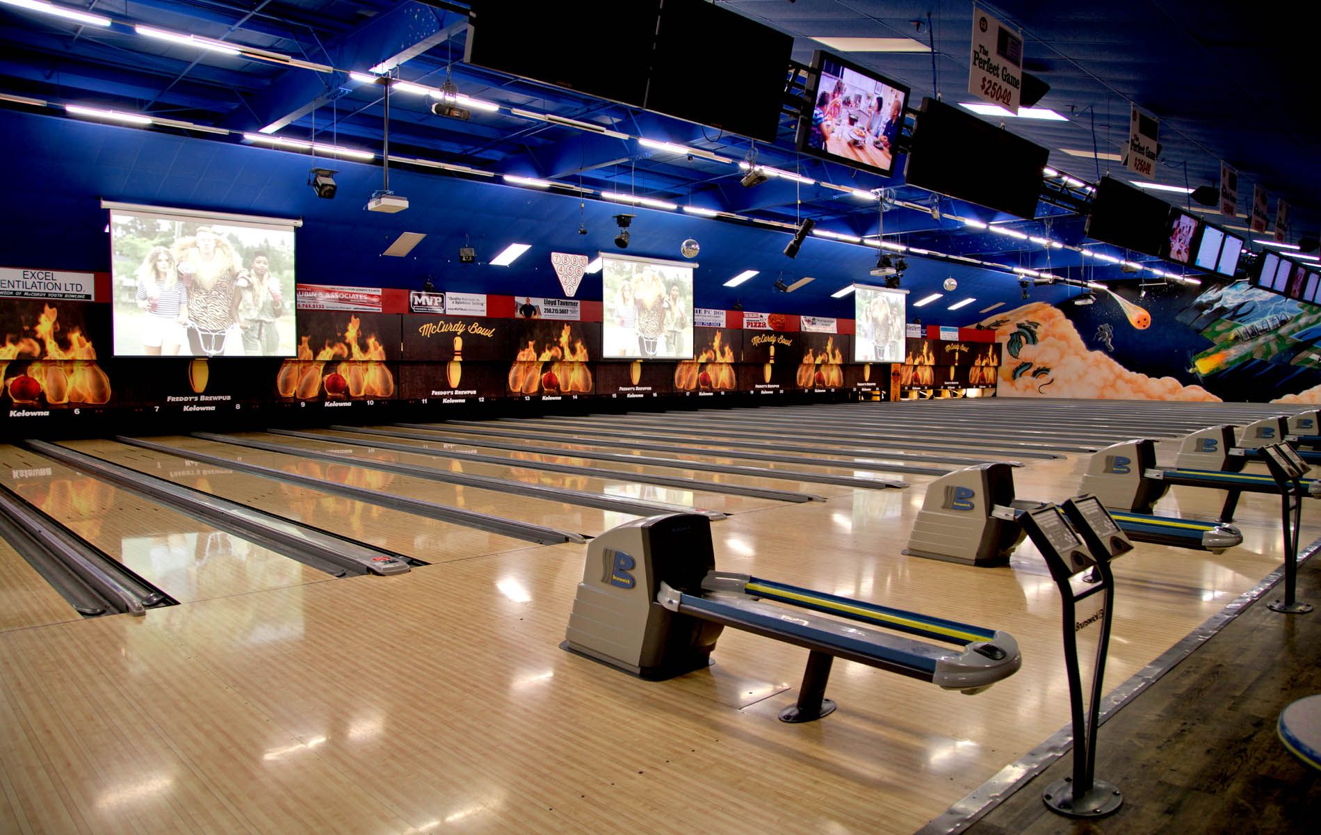 New Projectors Up The Cool Factor for Cosmic Bowling