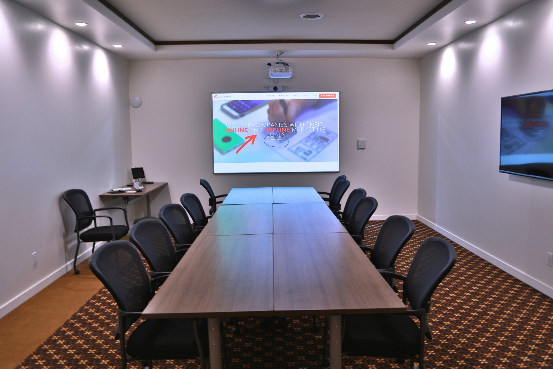 Interactive Projector Takes Kelowna Agency’s Boardroom to the Next Level 