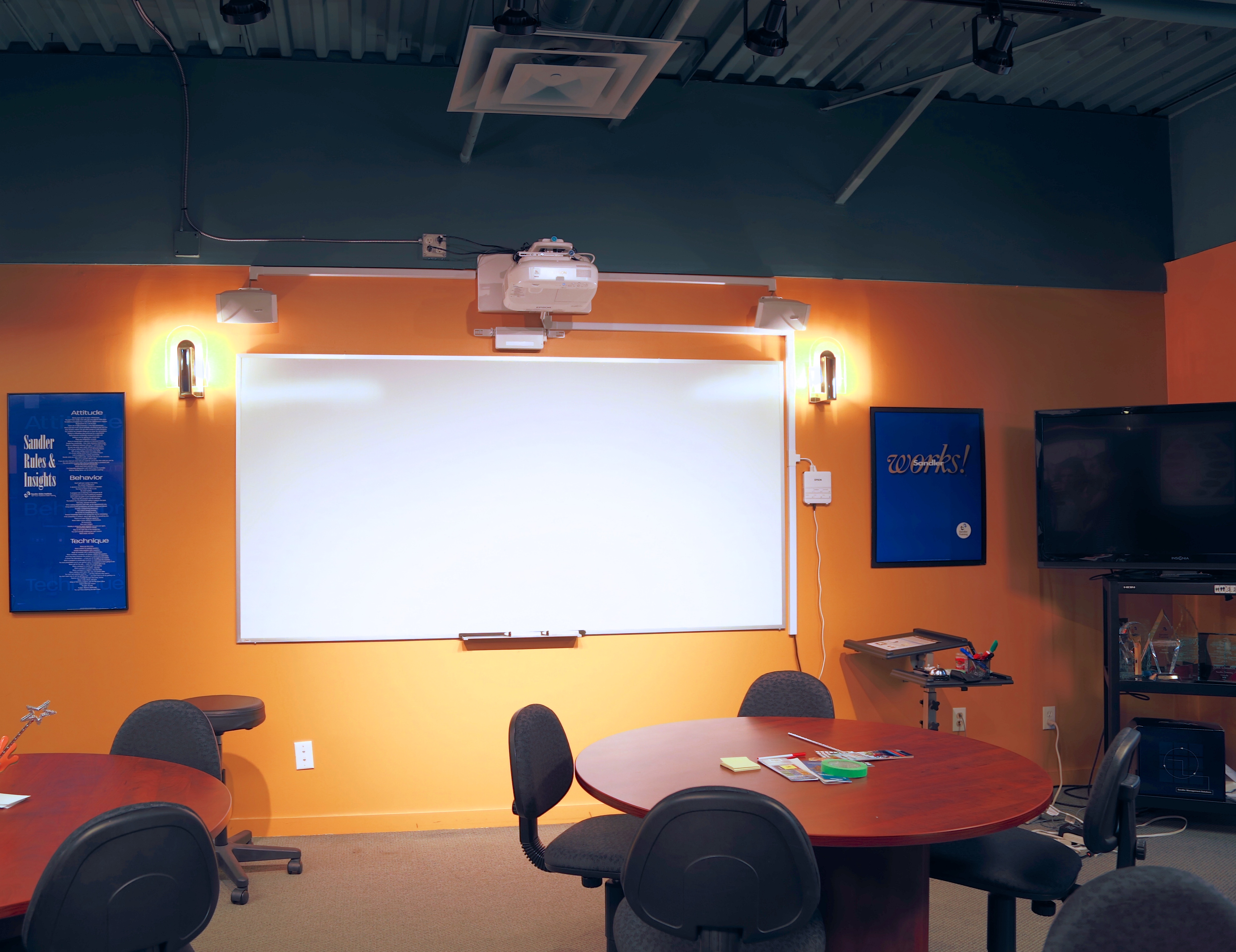 High-Tech Projector Ups the Entertainment Factor at Sandler Training 